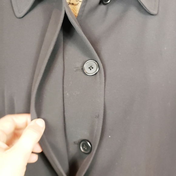 Allegri black trench coat - Picture 3 of 8